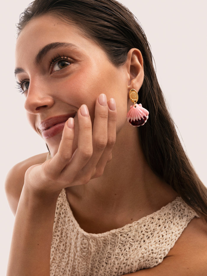 Pendientes Sira Acero Baño Oro