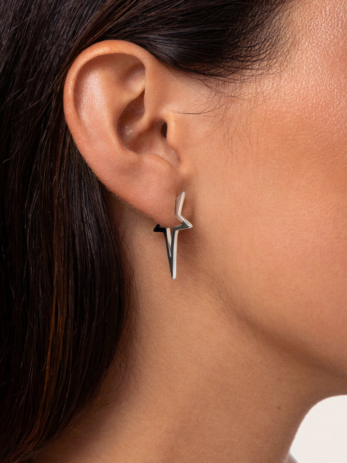 Pendientes Star Punk Acero