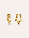 Pendientes Superstar Sparks Baño Oro