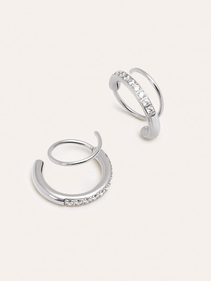 Pendientes Swirl Acero