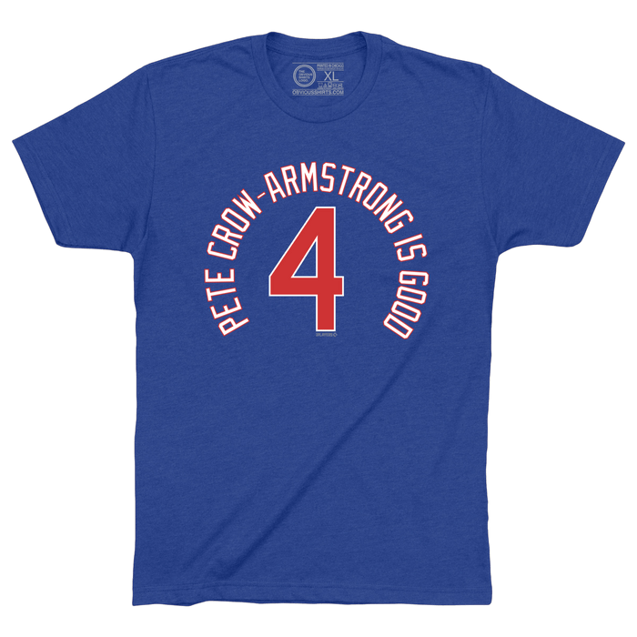 Pete Crow-Armstrong is Good shirt by Obvious Shirts