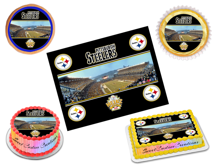 Pittsburgh Steelers Edible Image Frosting Sheet #31 (70+ sizes)