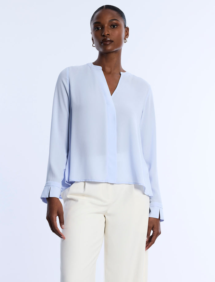 Pleated Back Blouse