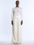 Pointelle Knit Sweater