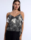 Printed Flounce Cami