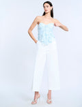 Printed Mesh Corset