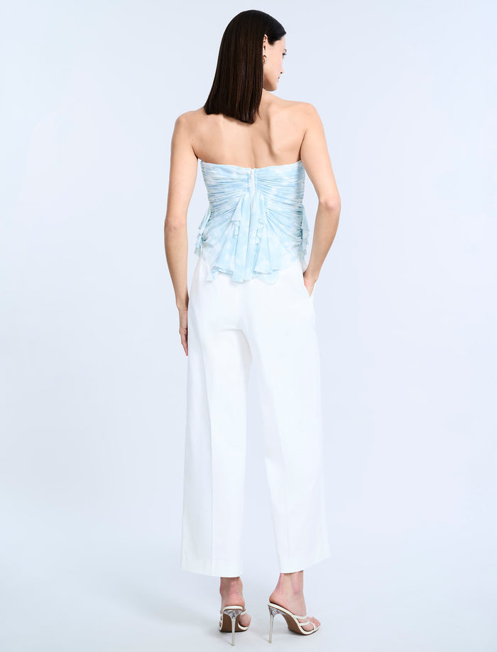 Printed Mesh Corset