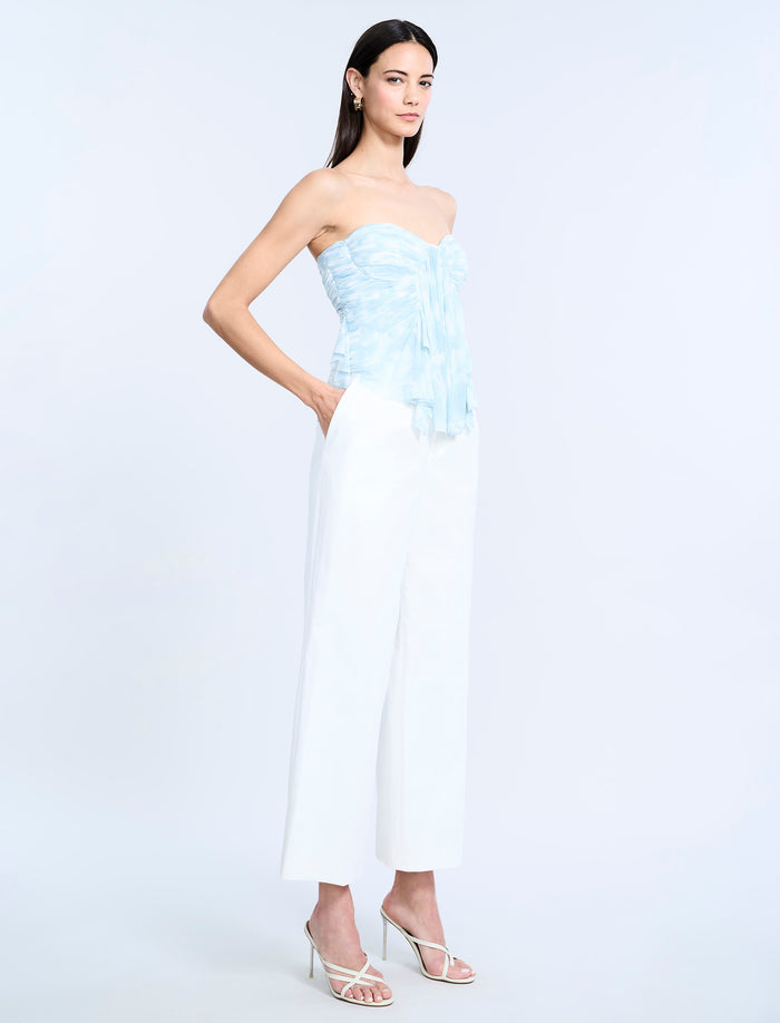 Printed Mesh Corset