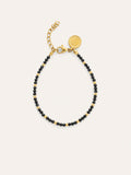 Pulsera Black Noite Acero Baño Oro