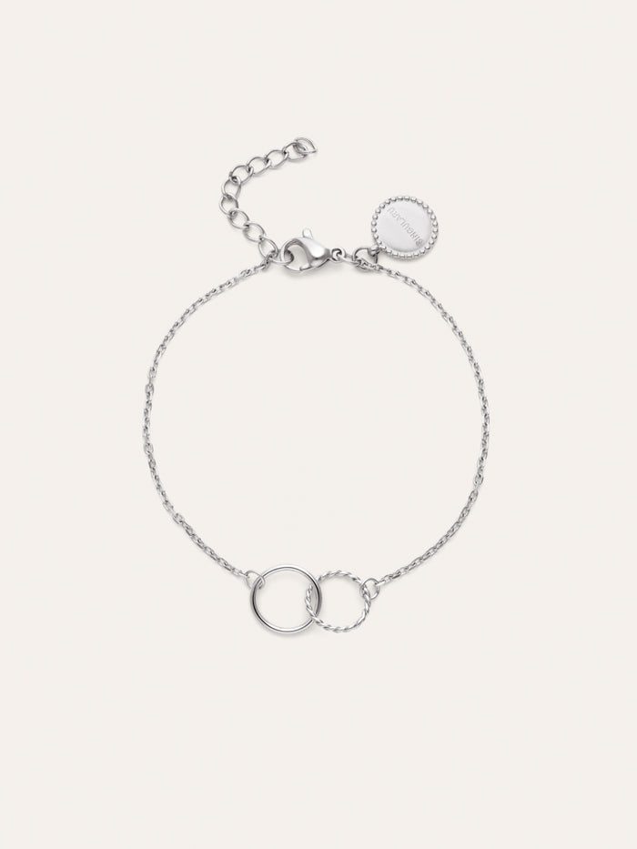 Pulsera Circles Twist Acero