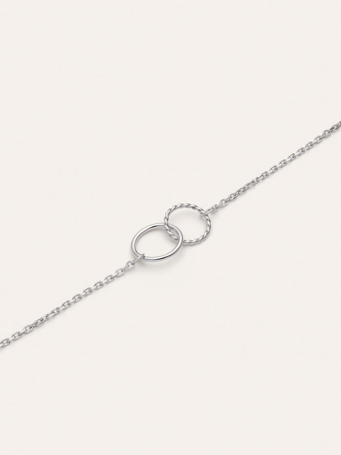 Pulsera Circles Twist Acero