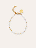 Pulsera Clara Acero Baño Oro