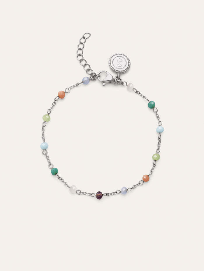 Pulsera Crystals Colors Acero