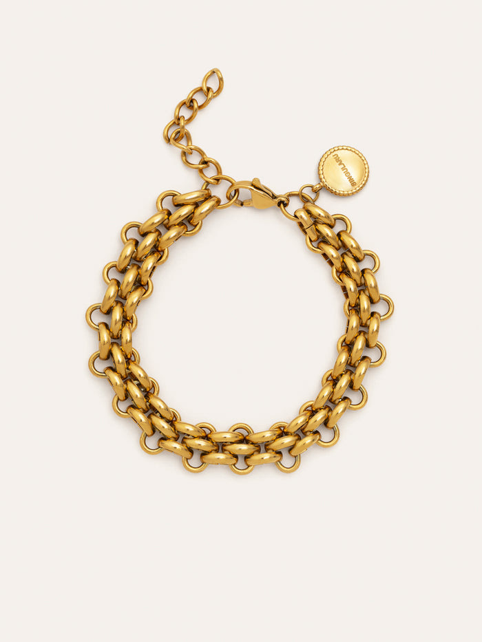 Pulsera Eloria Acero Baño Oro