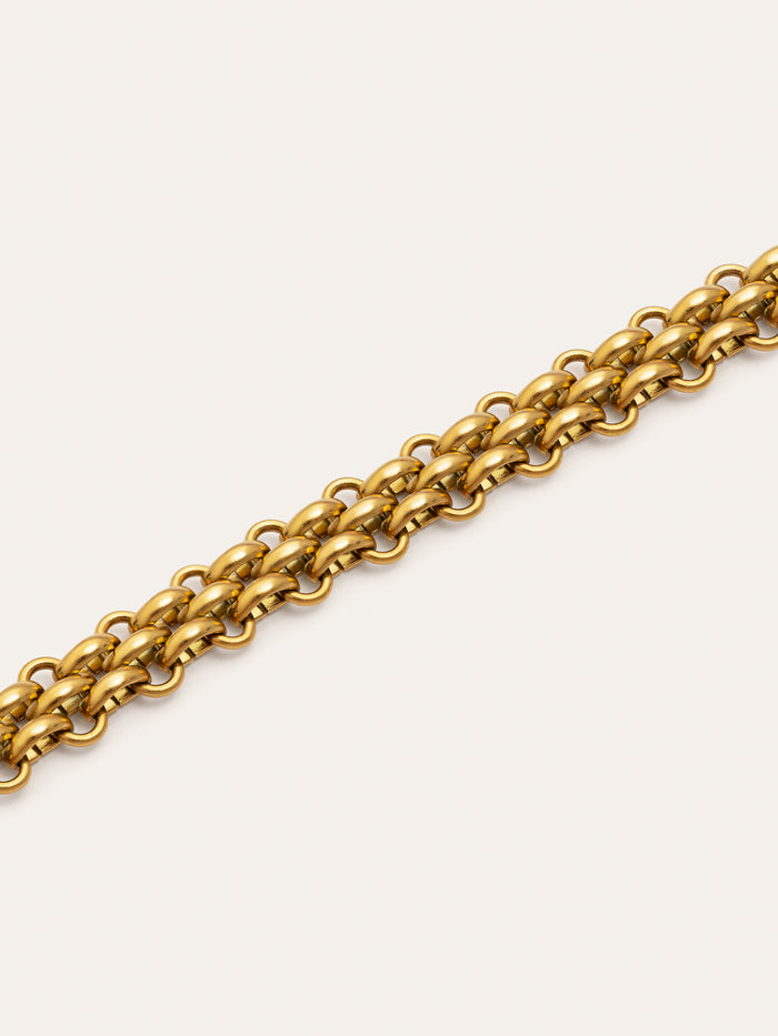 Pulsera Eloria Acero Baño Oro