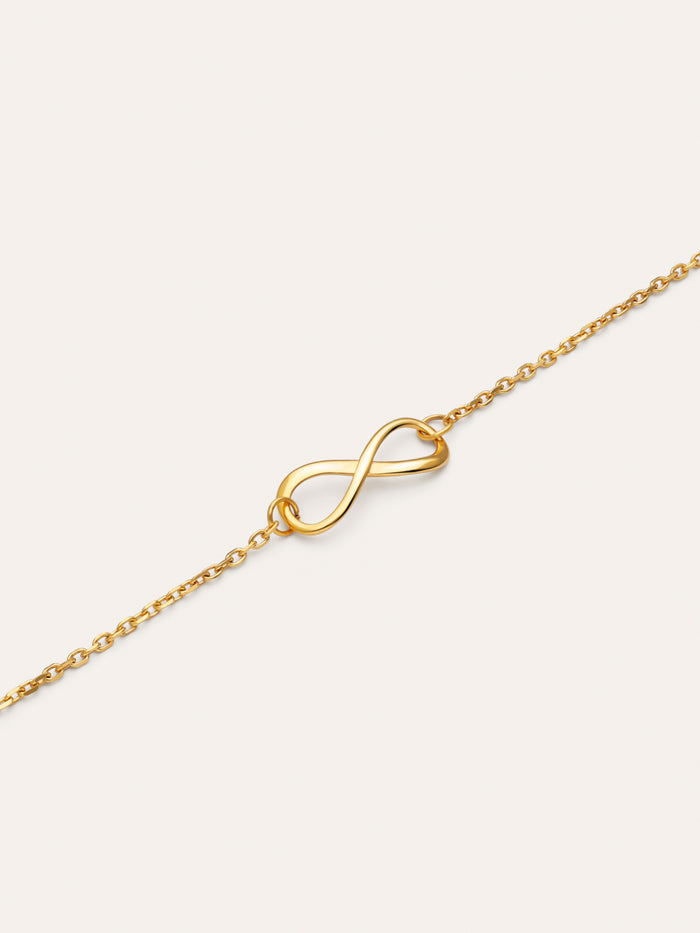 Pulsera Infinito Acero Baño Oro