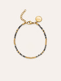 Pulsera Noche Acero Baño Oro