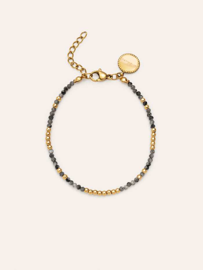 Pulsera Noche Acero Baño Oro