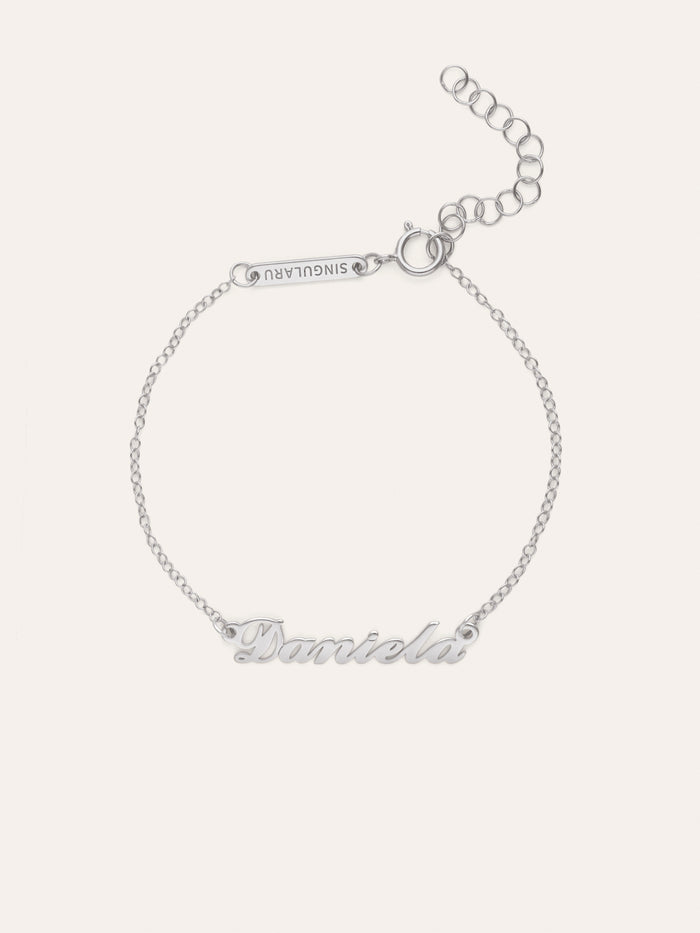 Pulsera Personalizada Carrie Plata