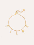 Pulsera Personalizada Letters Oro