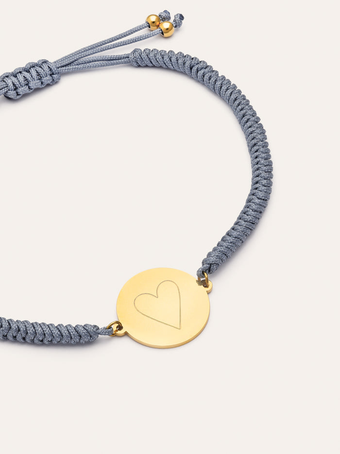 Pulsera Personalizada Moon Marea Acero Baño Oro