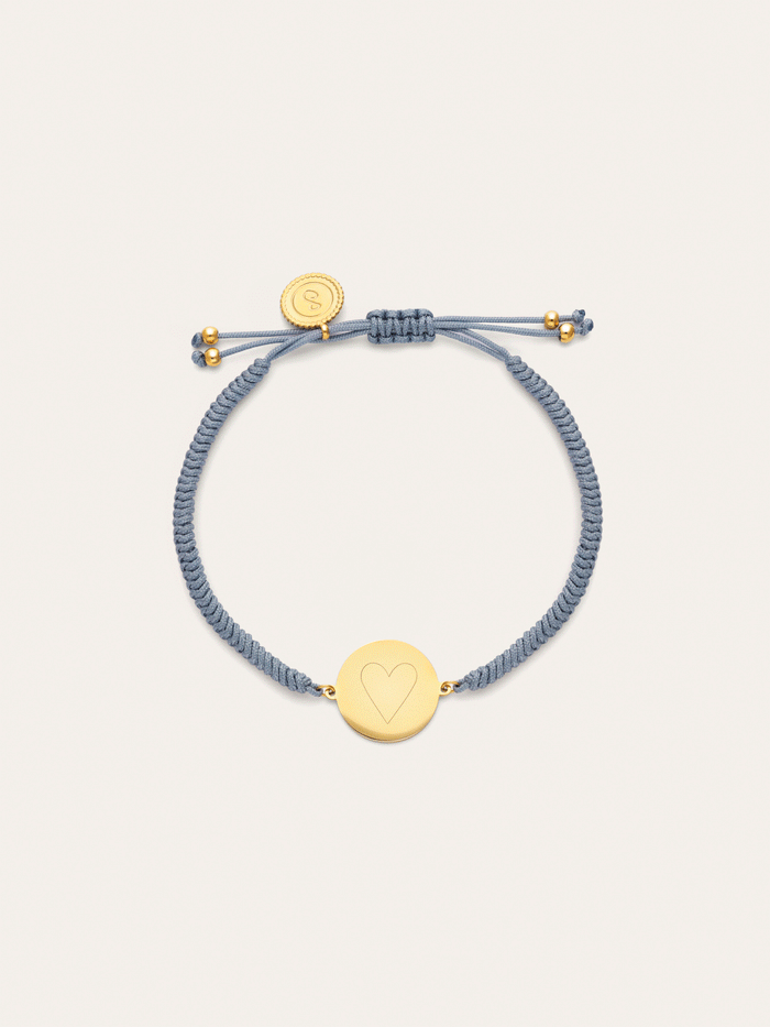 Pulsera Personalizada Moon Marea Acero Baño Oro