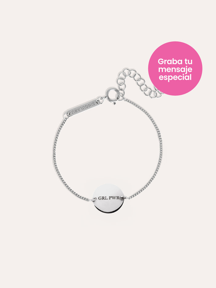 Pulsera Personalizada Moon Plata