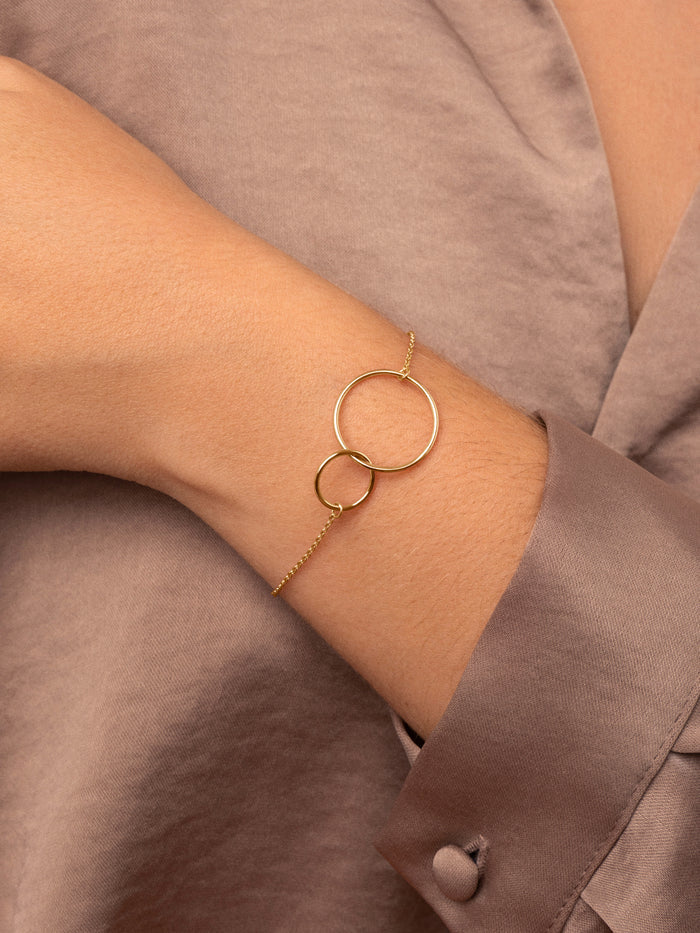 Pulsera Sister Acero Baño Oro