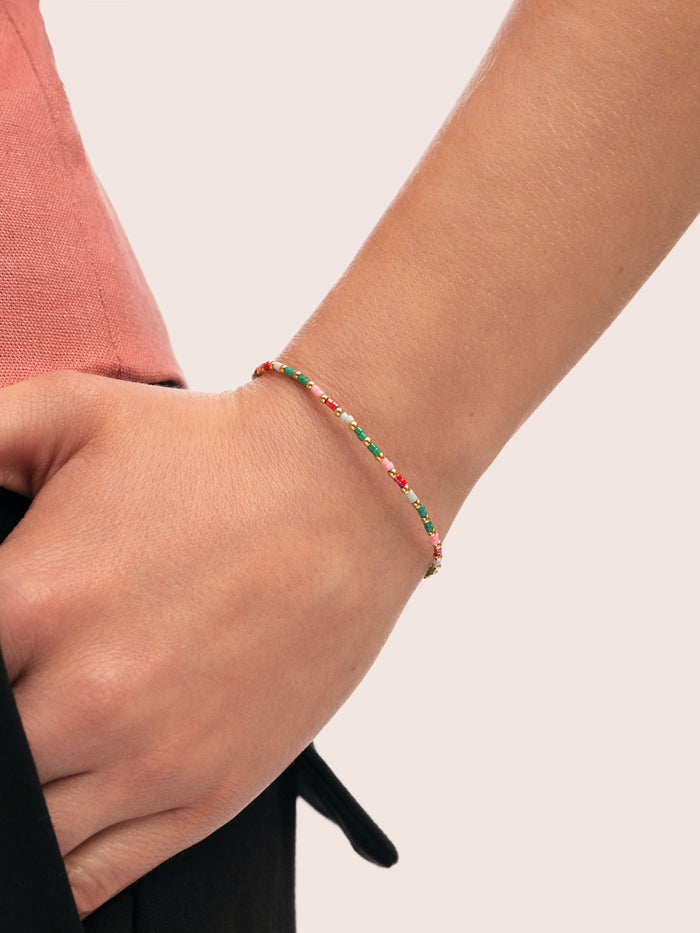 Pulsera Vidal Colors Acero Baño Oro