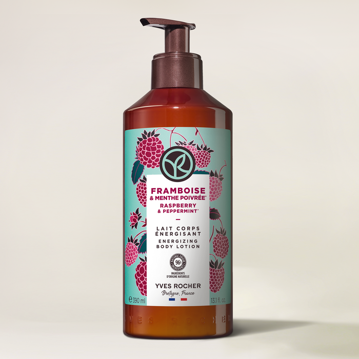Raspberry & Peppermint Energizing Body Lotion