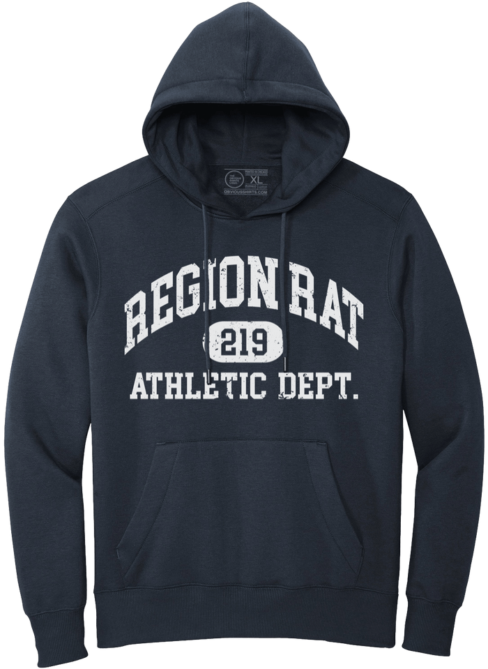REGION RAT ATHLETIC DEPT. (HOODED SWEATSHIRT) - OBVIOUS SHIRTS