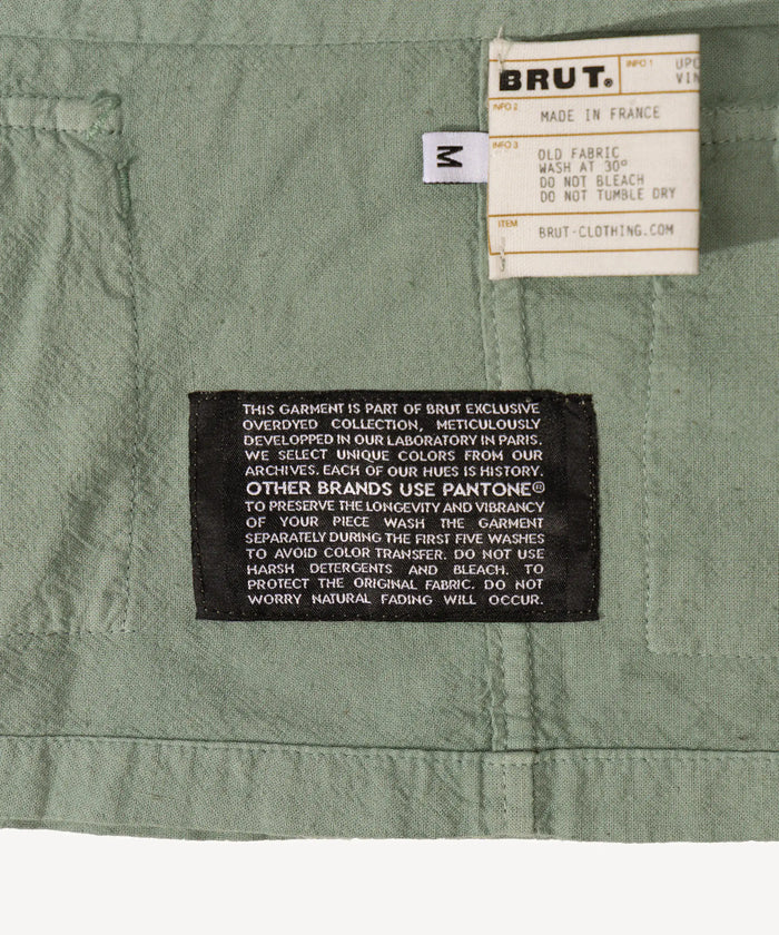 REWORK® HOODED MULTIPOCKET JACKET Coats & Jackets X-SMALL / GREEN - BRUT Clothing
