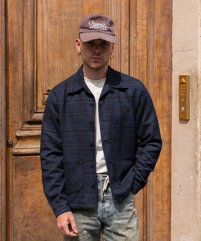 REWORK® OVERDYED COQUETTE SHIRT Shirts SMALL / BLUE - BRUT Clothing