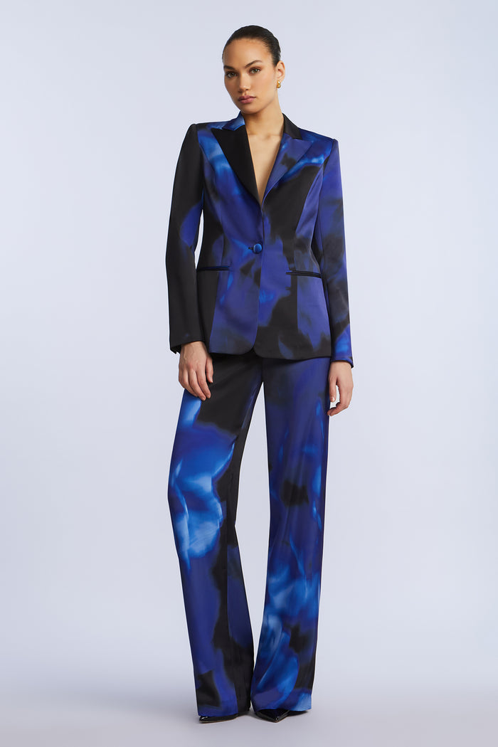 Rose Printed Blazer
