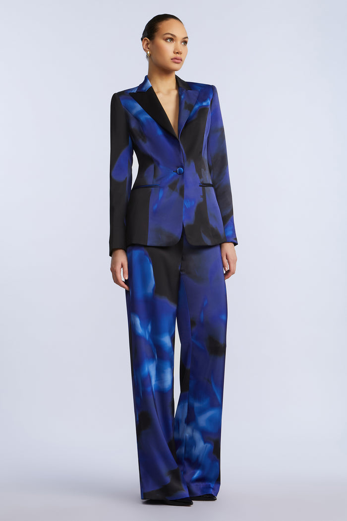 Rose Printed Blazer