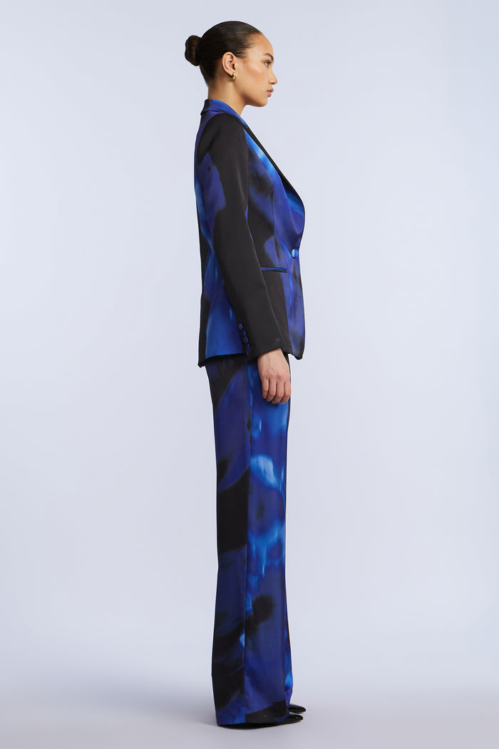 Rose Printed Blazer