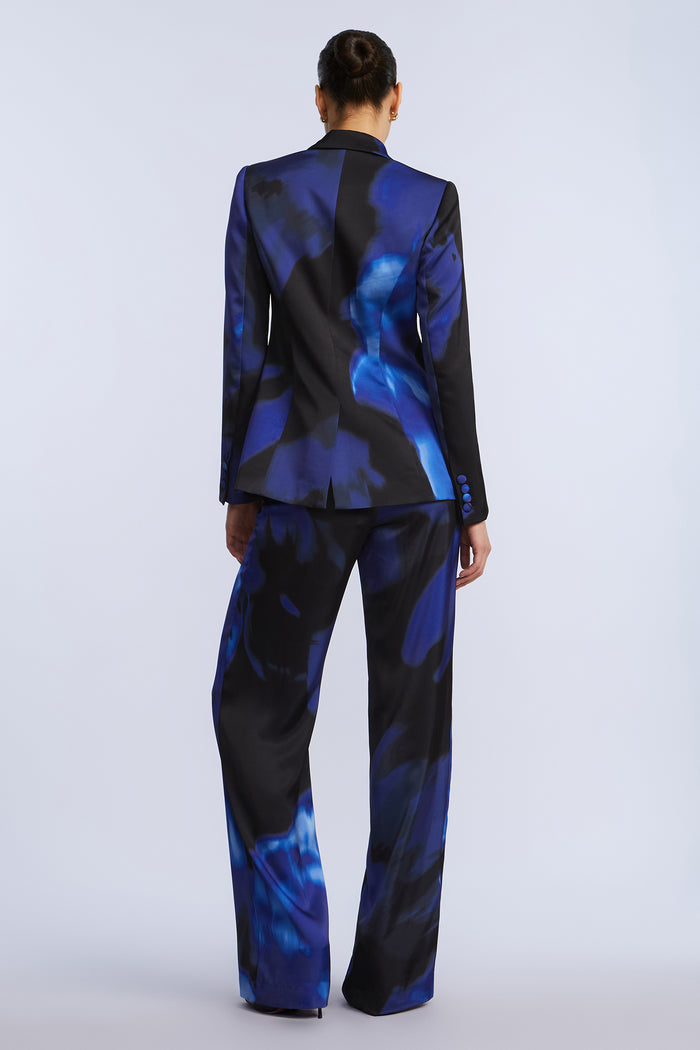Rose Printed Blazer