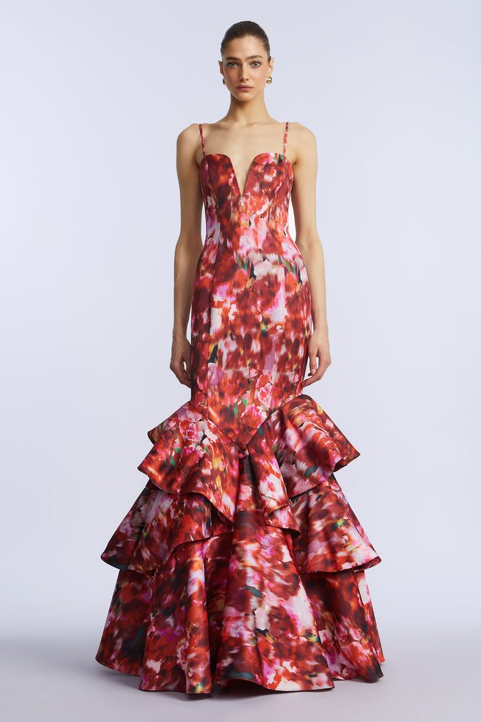 Ruffle Ball Gown