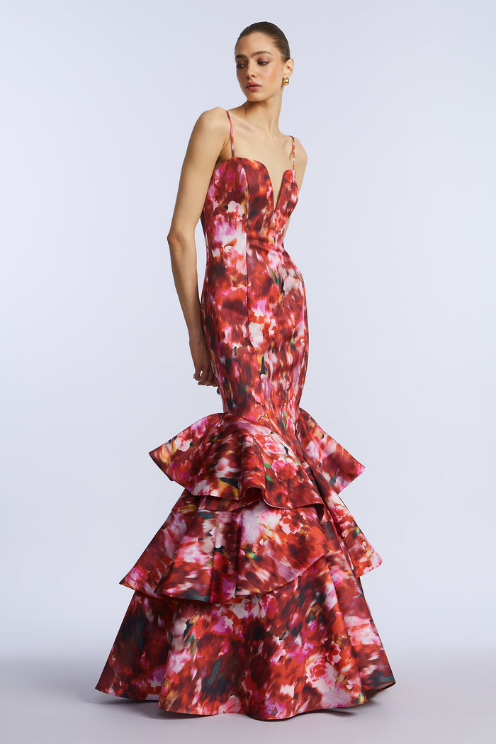 Ruffle Ball Gown
