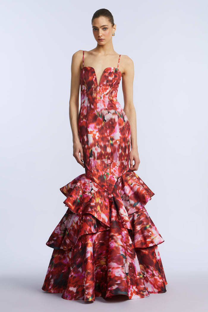 Ruffle Ball Gown