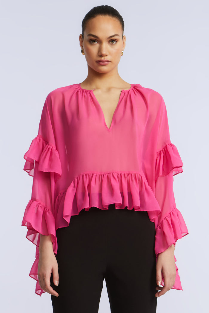 Ruffle Swing Top