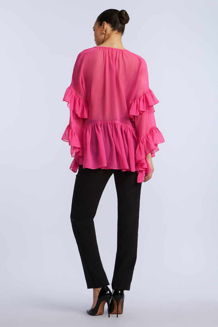 Ruffle Swing Top
