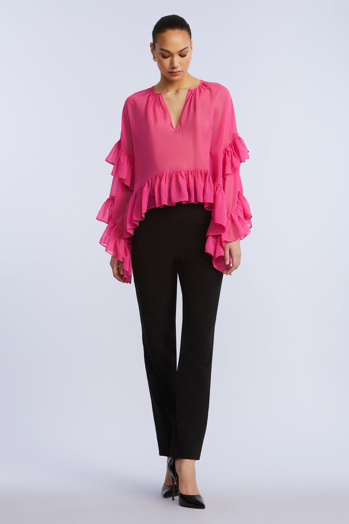 Ruffle Swing Top