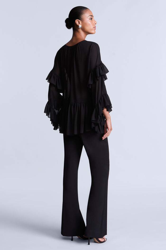 Ruffle Swing Top