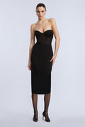 Satin Crepe Combo Midi