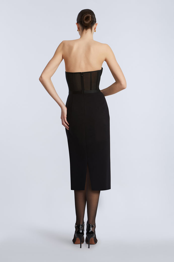 Satin Crepe Combo Midi