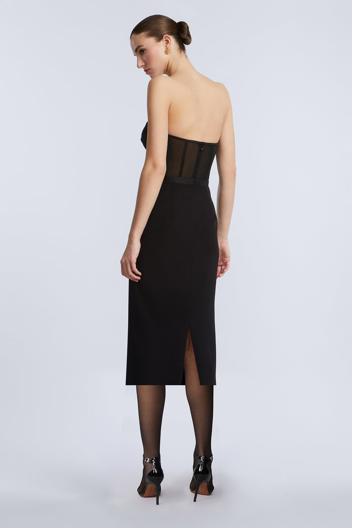 Satin Crepe Combo Midi