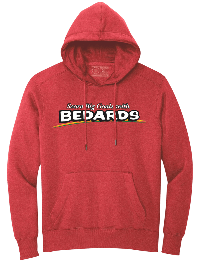Score Big Goals with Bedards. (Hooded Sweatshirt) featuring Connor Bedard by Obvious Shirts