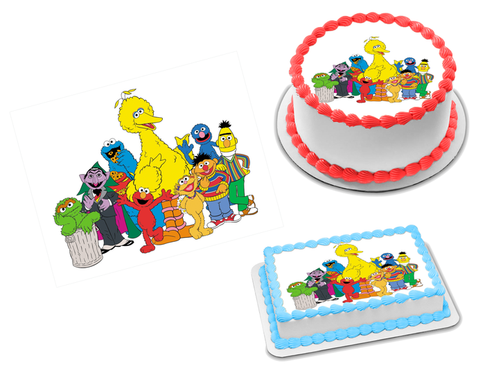 Sesame Street Edible Image Frosting Sheet #3 (70+ sizes)