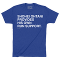 SHOHEI OHTANI PROVIDES HIS OWN RUN SUPPORT. - OBVIOUS SHIRTS